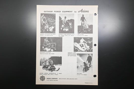 Ariens PM-15-70 Fairway Lawn Mower Parts Manual