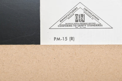 Ariens PM-15 R Fairway Lawn Mower Parts Manual