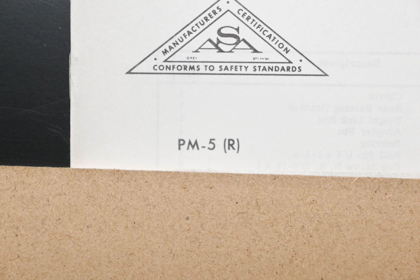 Ariens PM-5 R Fairway Lawn Mower Parts Manual