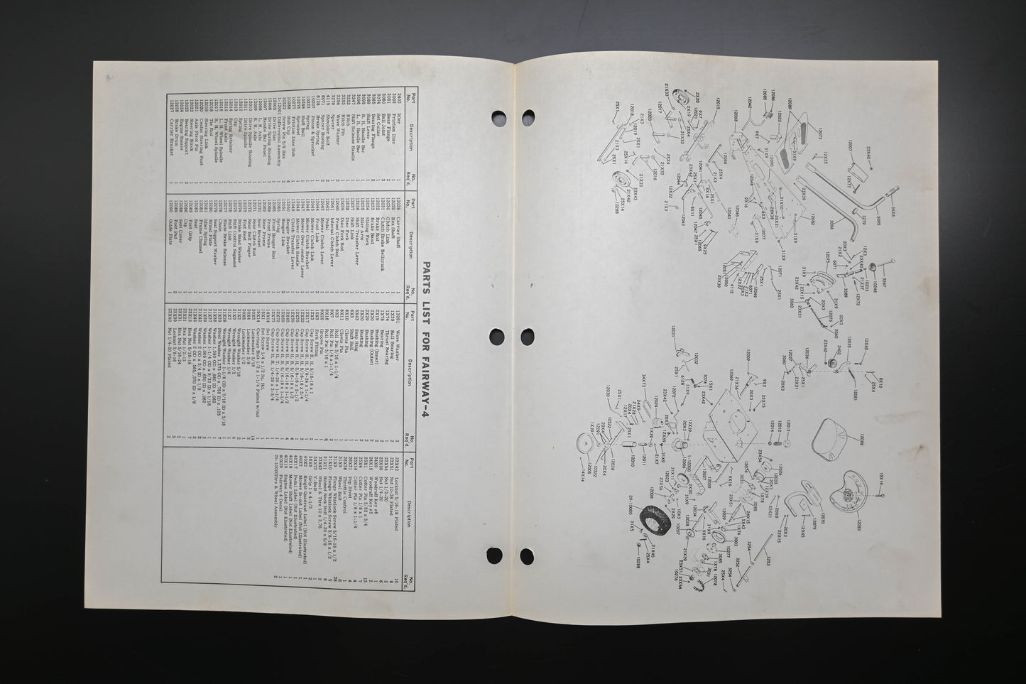 Ariens FPB-65 R Fairway 4 Lawn Mower Parts Manual