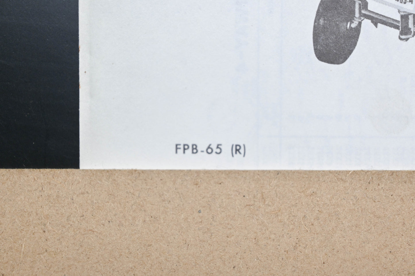 Ariens FPB-65 R Fairway 4 Lawn Mower Parts Manual