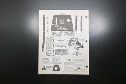 Ariens PM-25-76 Emperor Tractor & Attachments Parts Manual