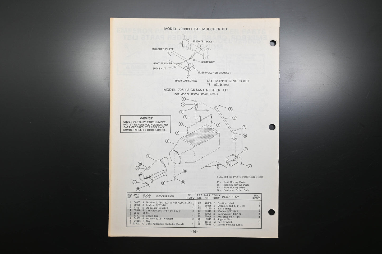 Ariens PM-25-75 Emperor Tractor & Attachments Parts Manual