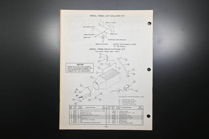 Ariens PM-25-75 Emperor Tractor & Attachments Parts Manual