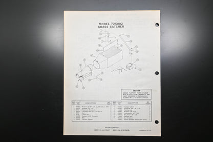 Ariens PM-25-72 Emperor Tractor & Attachments Parts Manual