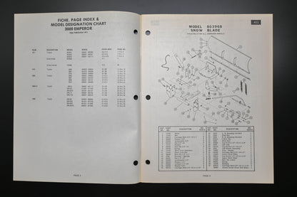 Ariens PM-3000 67-70 Emperor Tractor & Attachments Parts Manual