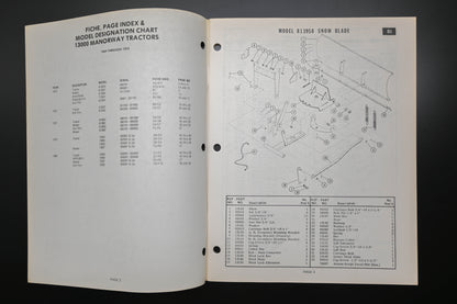 Ariens PM-13000 69-73 Manorway Tractors & Attachments Parts Manual