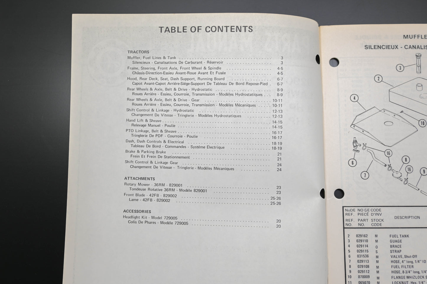 Ariens PM-29-77 929000 Series 8 HP Lawn Tractor Parts Manual