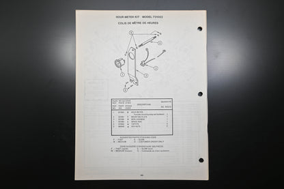 Ariens PM-31-77 31000 Series Garden Tractors Parts Manual