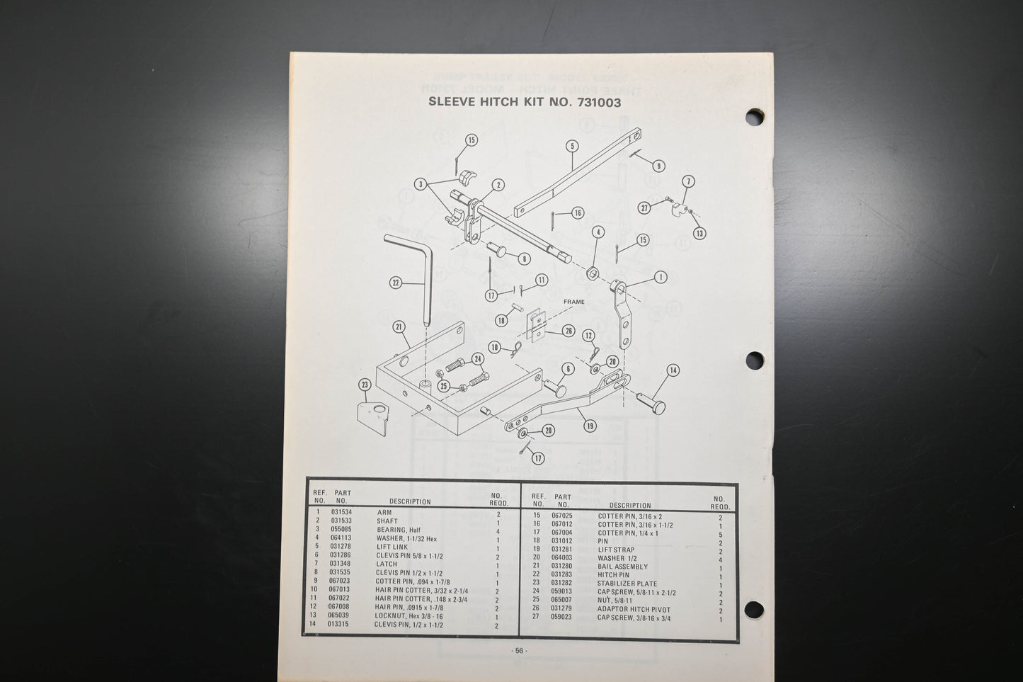 Ariens PM-31-75 12-16HP Garden Tractors Parts Manual