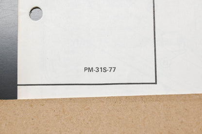 Ariens PM-31S-77 831010 48" Sno-Thro Parts Manual