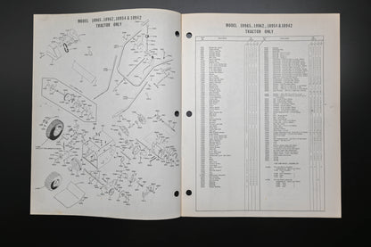 Ariens PM-8-69 (R) Tractor & Sno-Thro Attachment Parts Manual