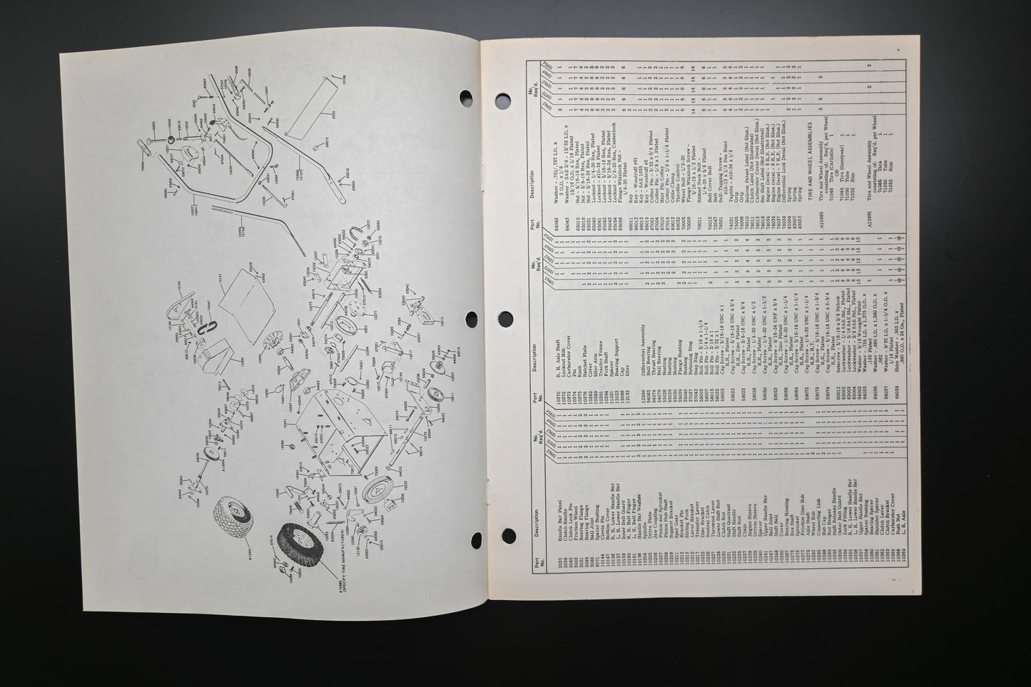 Ariens PM-8 (R) Tractor & Sno-Thro Attachment Parts Manual