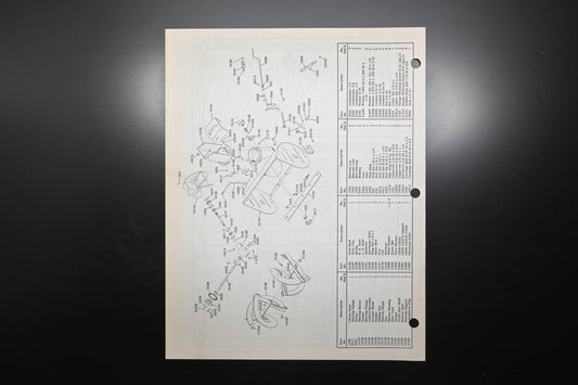 Ariens SSA-65R (R) 6 HP Tractor & Sno-Thro Attachment Parts Manual