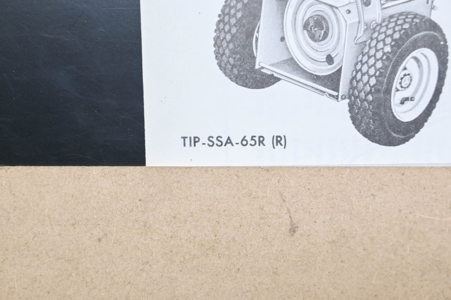 Ariens SSA-65R (R) 6 HP Tractor & Sno-Thro Attachment Parts Manual