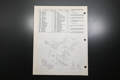 Ariens TIP-64-R (R) 6 HP Tractor & Sno-Thro Attachment Parts Manual