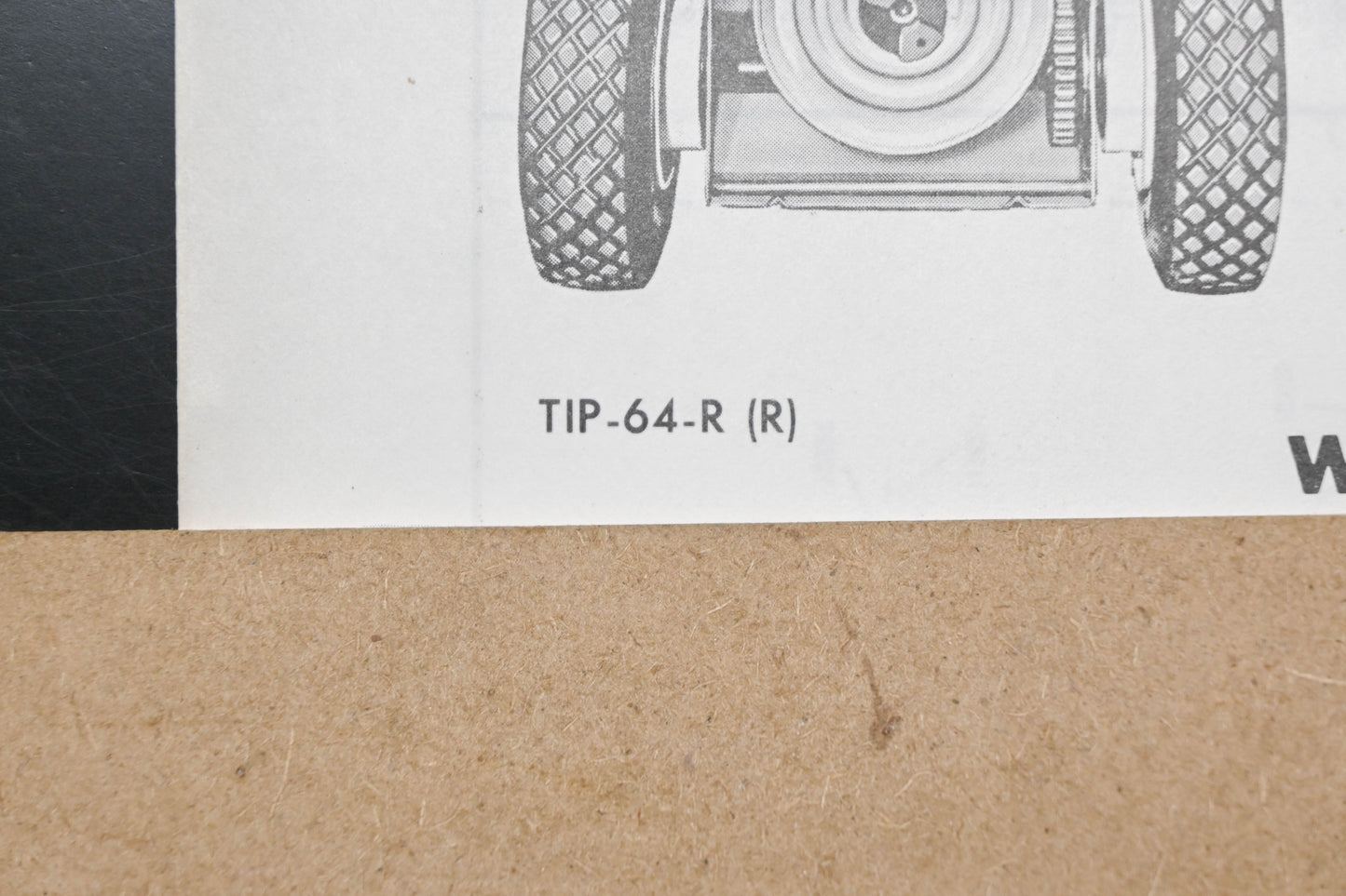 Ariens TIP-64-R (R) 6 HP Tractor & Sno-Thro Attachment Parts Manual