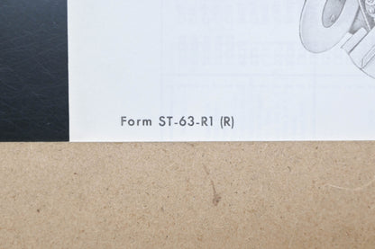 Ariens ST-63-R1 (R) Sno-Thro Parts Manual