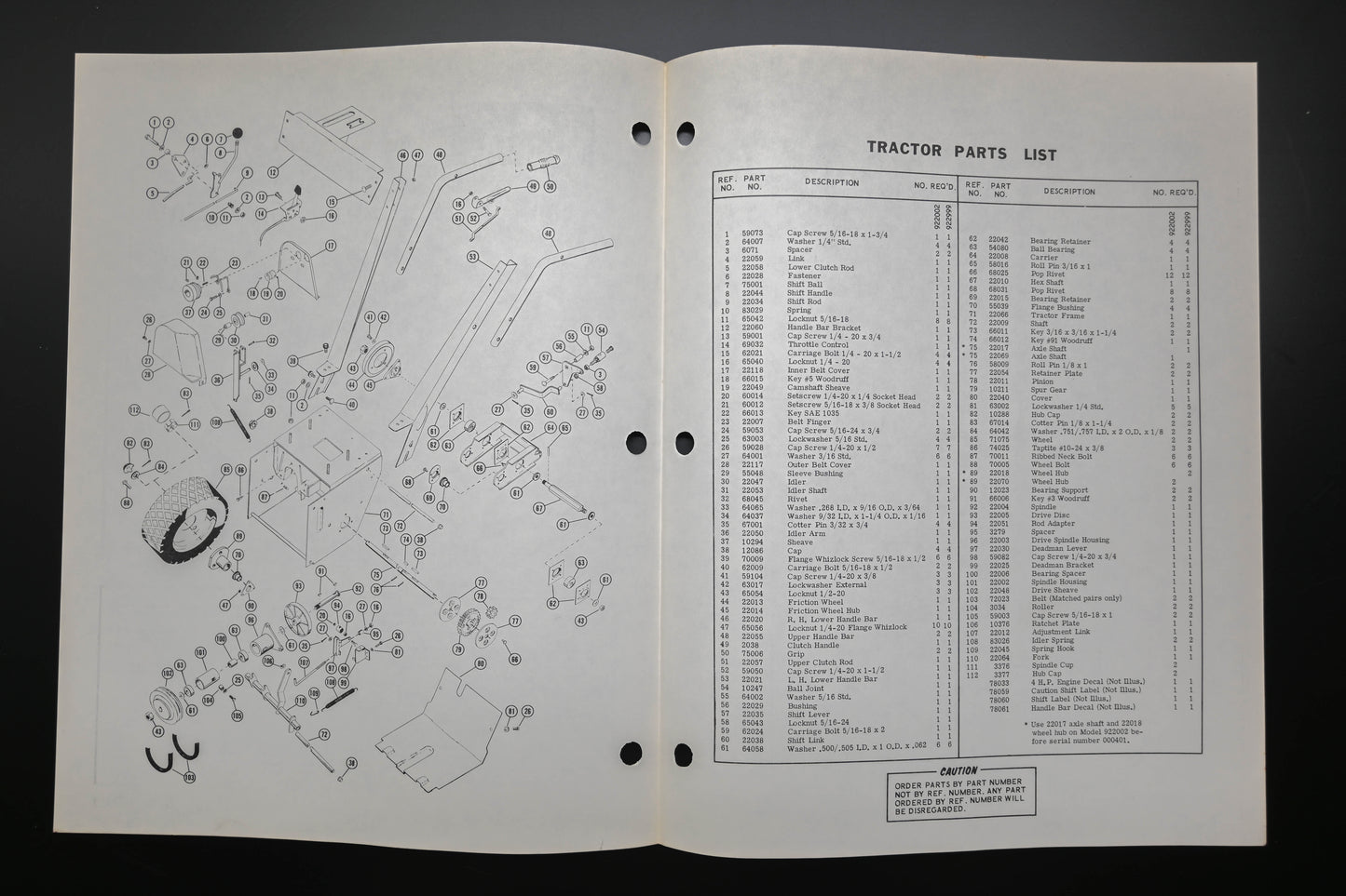 Ariens PM-22-71 (R) 4 HP Sno-Thro Parts Manual