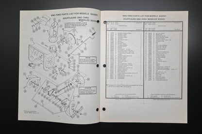 Ariens PM-32-77 2.7 HP Compact Sno-Thro Parts Manual