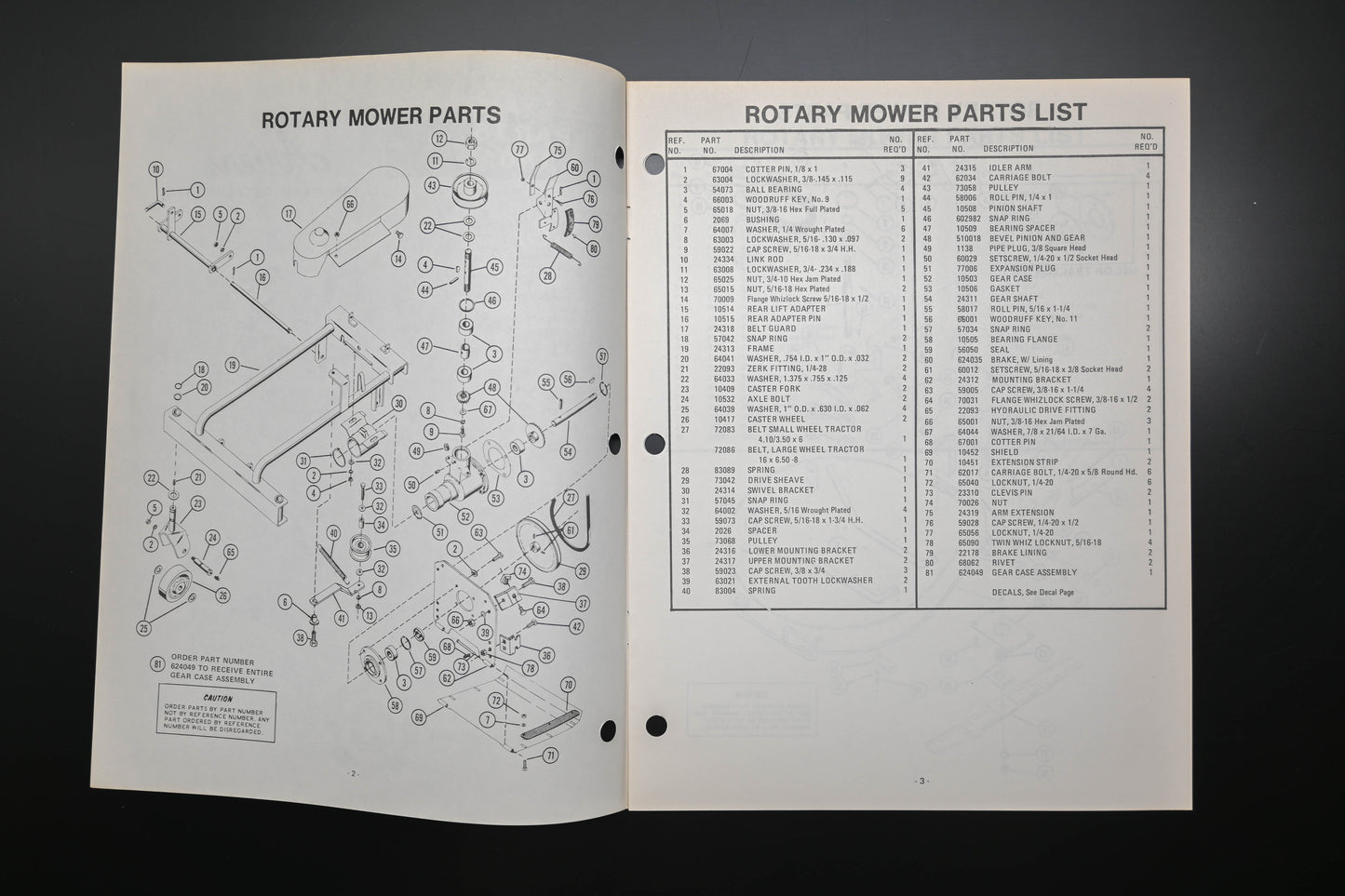 Ariens PM-14-76 Trac-Team Attachments Parts Manual