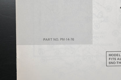 Ariens PM-14-76 Trac-Team Attachments Parts Manual