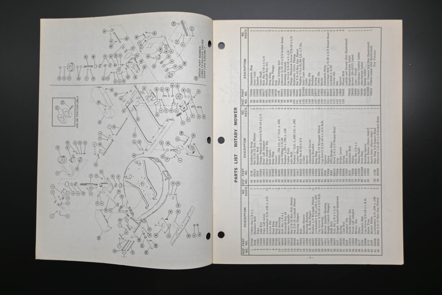 Ariens PM-14-72 Trac-Team Attachments Parts Manual