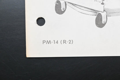 Ariens PM-14 (R-2) Trac-Team Attachments Parts Manual