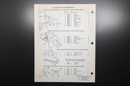 Ariens PM-2-79 Series 902000 Rotary Tiller 2-5 HP Parts Manual