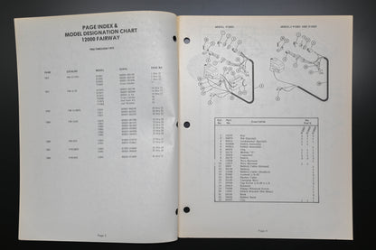 Ariens PM-12000 66-72 Fairway Tractor Parts Manual