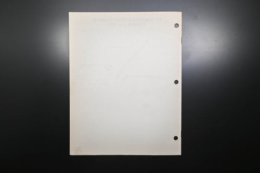 Ariens PM-35S-79 835000 Series 36" Sno-Thro Parts Manual