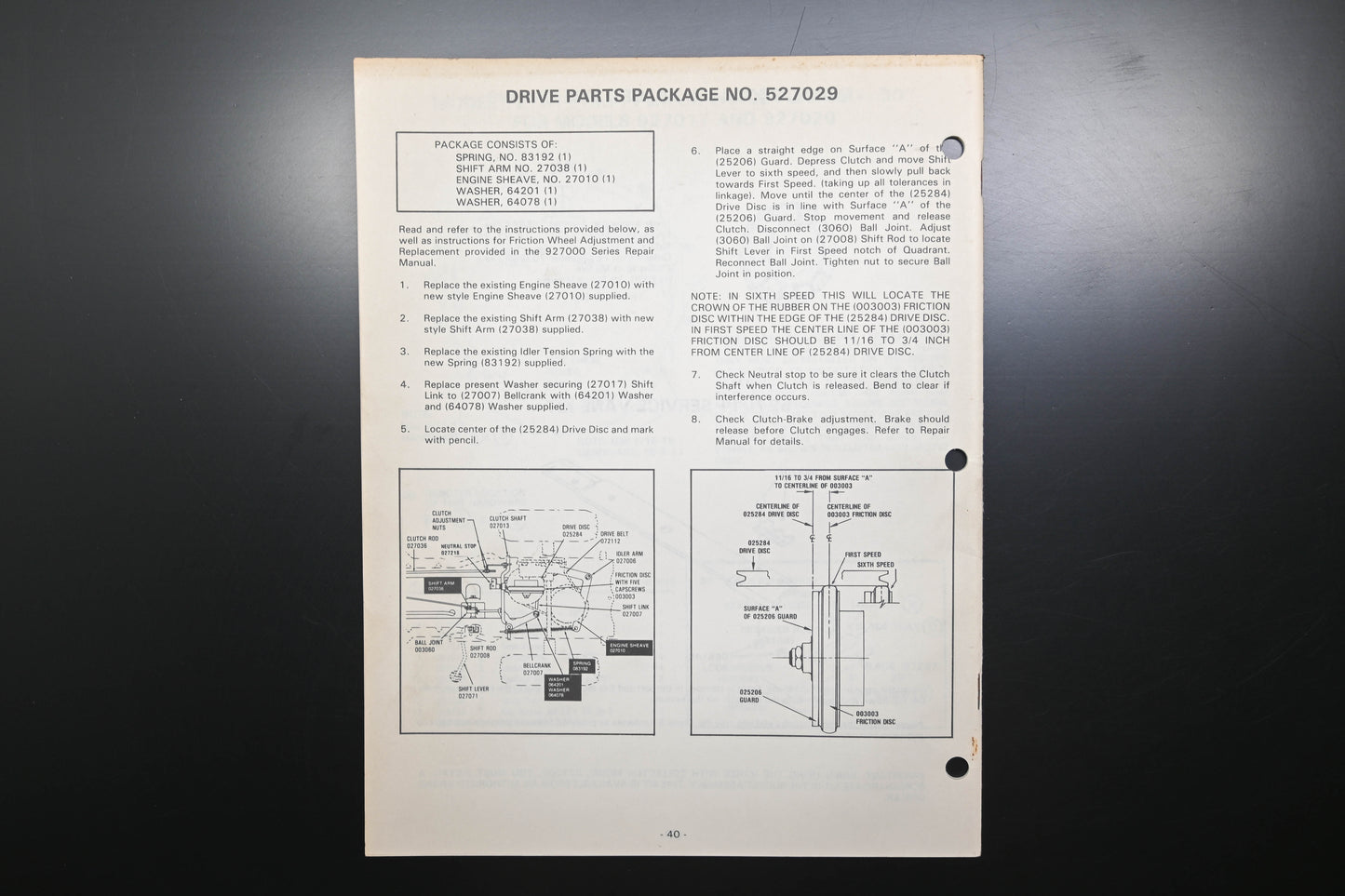 Ariens PM-27-82 927000 Series Riding Mowers Parts Manual