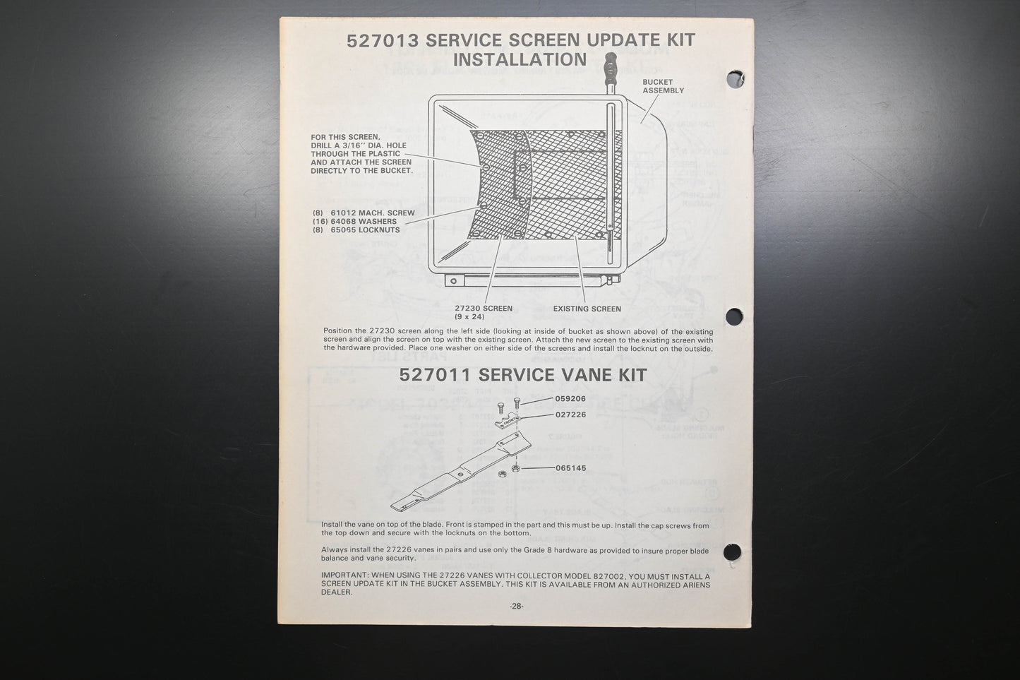 Ariens PM-27-80 927000 Series Riding Mowers Parts Manual