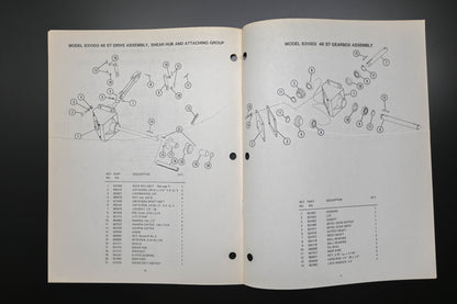 Ariens PM-31S-74 829003 36ST 831003 48St Sno-Thro Parts Manual