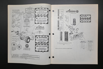 Ariens PM-24-78 924000 Series Sno-Thros Parts Manual