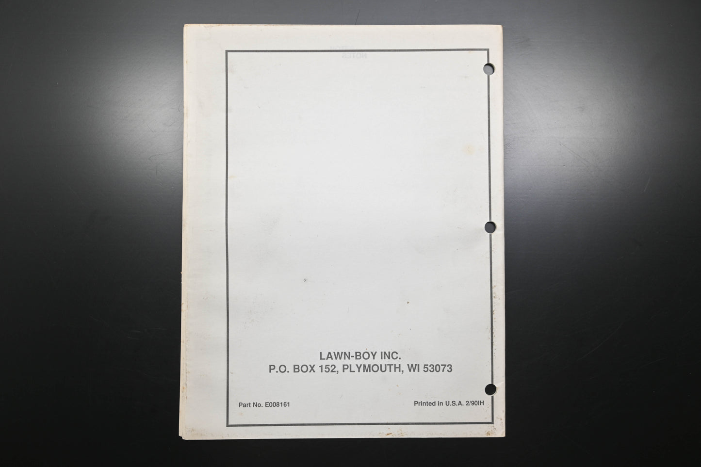 Lawn-Boy E008161 M21ZPRA M21ZMRA M21BMRA M21EMRA Parts Catalog