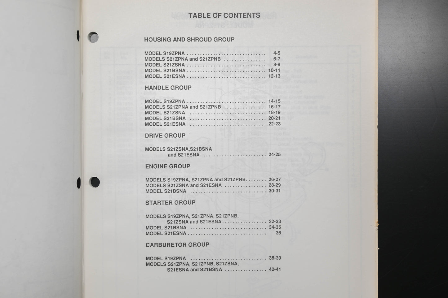 Lawn-Boy E008157 S19ZPNA S21ZPNA S21ZPNB S21BSNA S21ESNA Parts Catalog