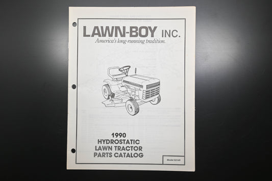 Lawn-Boy E008152 1990 Hydrostatic Lawn Tractor Parts Catalog