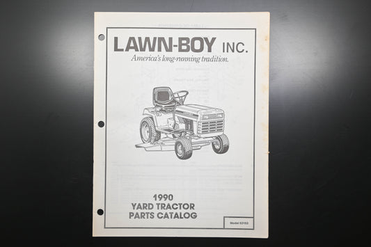 Lawn-Boy E008153 1990 Yard Tractor Parts Catalog