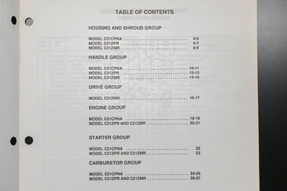 Lawn-Boy E008160 C21CPNA C21ZMR C21ZPR Parts Catalog