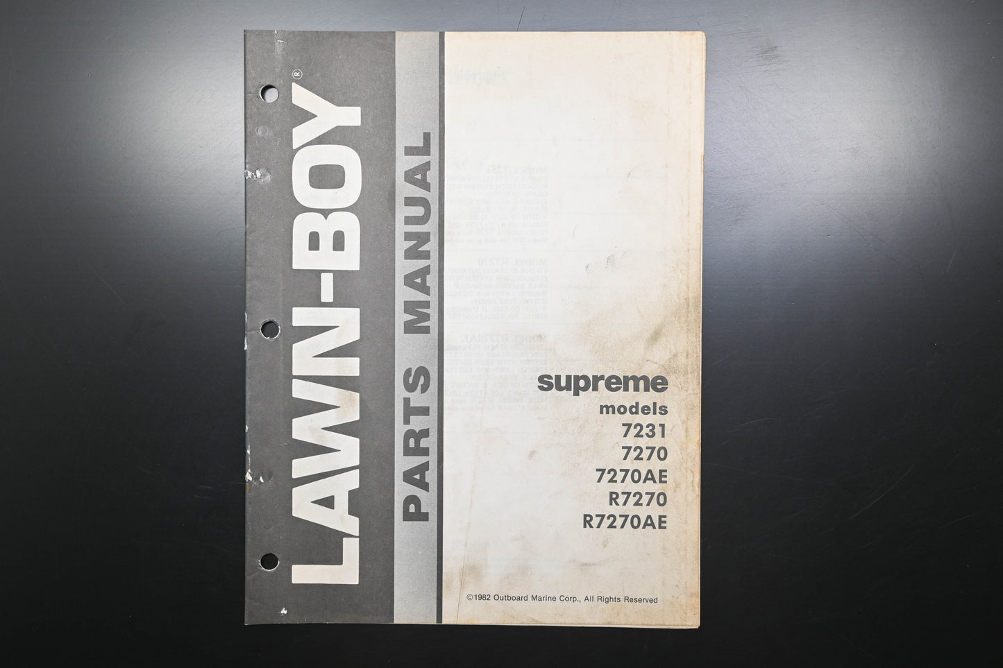 Lawn-Boy E-008041, E008041 Supreme 7231 7270 7270AE R7270 Parts Manual