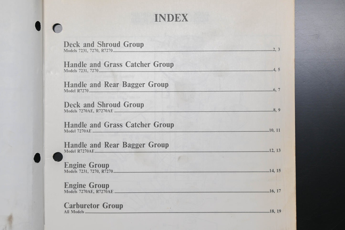 Lawn-Boy E-008041, E008041 Supreme 7231 7270 7270AE R7270 Parts Manual
