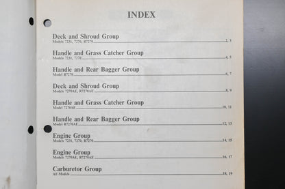 Lawn-Boy E-008041, E008041 Supreme 7231 7270 7270AE R7270 Parts Manual