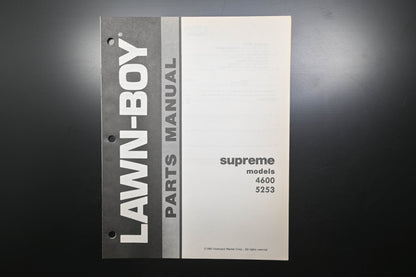 Lawn-Boy E008056 Supreme 4600 5253 Parts Manual
