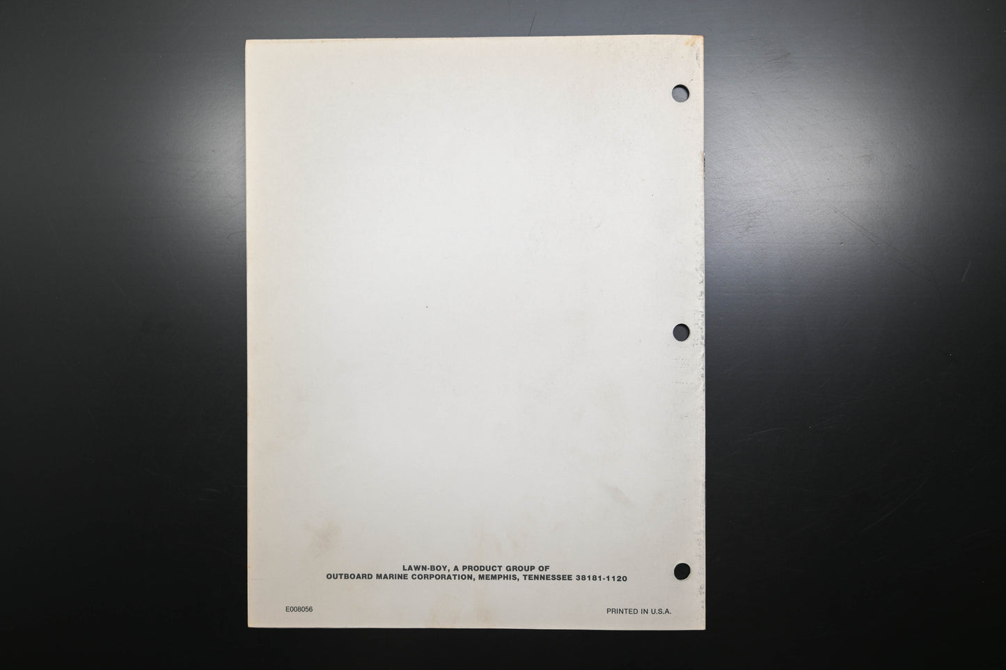 Lawn-Boy E008056 Supreme 4600 5253 Parts Manual