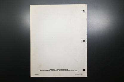 Lawn-Boy E008056 Supreme 4600 5253 Parts Manual