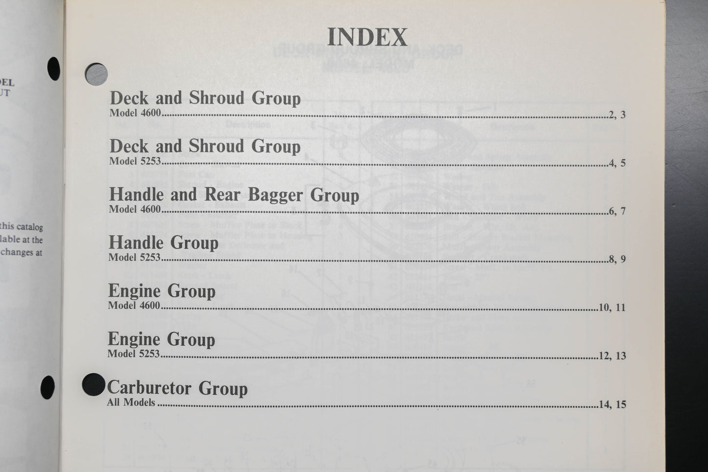 Lawn-Boy E008056 Supreme 4600 5253 Parts Manual
