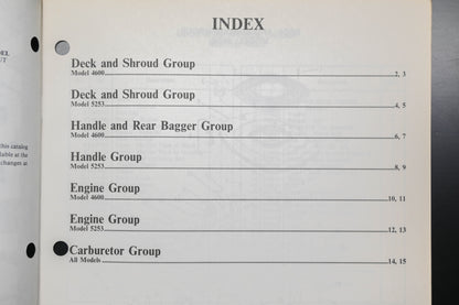 Lawn-Boy E008056 Supreme 4600 5253 Parts Manual