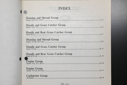 Lawn-Boy E-008051, E008051 Supreme 7232 7271 Parts Manual