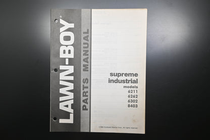 Lawn-Boy E-008055, E008055 Supreme 6211 6262 6302 8403 Parts Manual